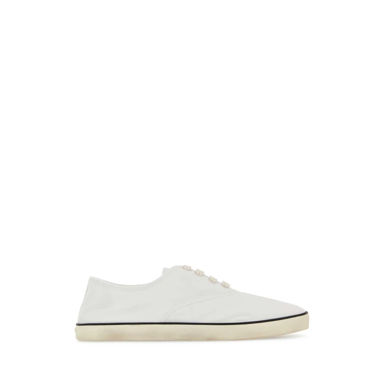 Miu Miu White Canvas Sneakers Bianco - Women