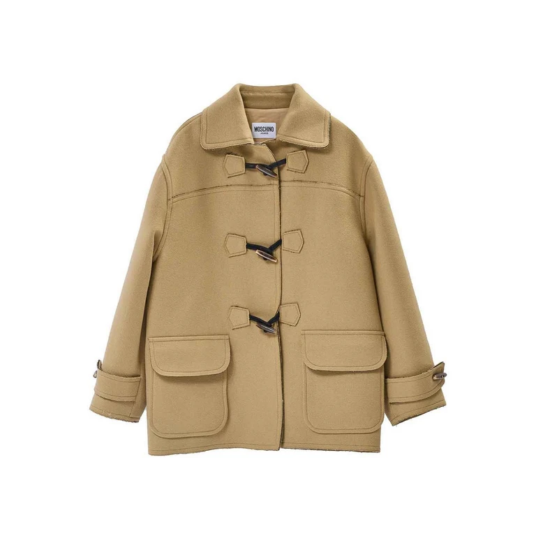 Moschino Manteau Rembourré - Marron