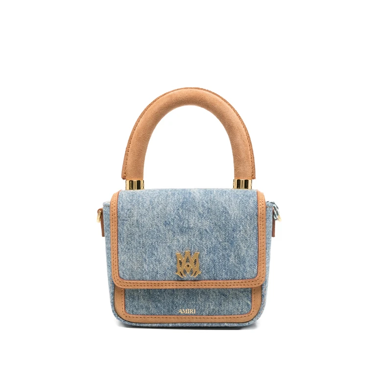Amiri Micro MA-plaque Denim Tote Bag