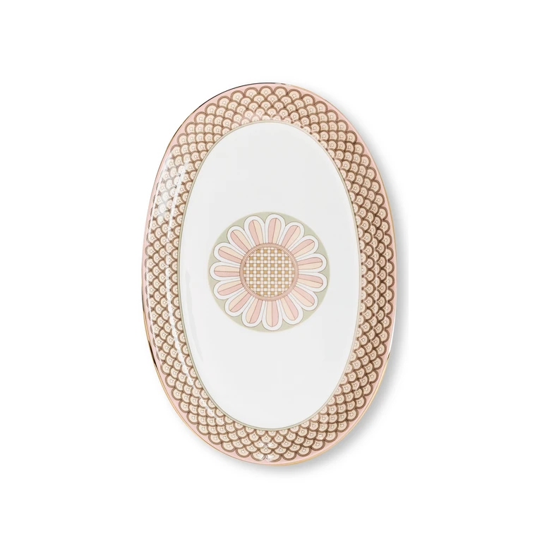 La DoubleJ Oval Platter Libellula One Size