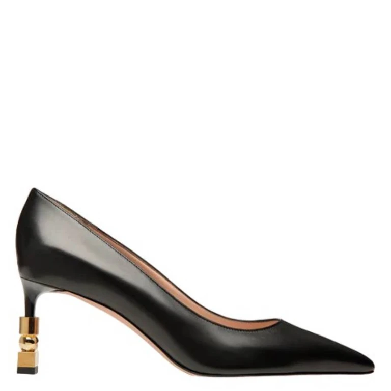 Black Hilary 65 Leather Pumps