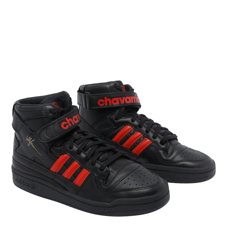 Adidas X Willy Chavarria Sneakers Black Calf Leather/rubber Sole - Men