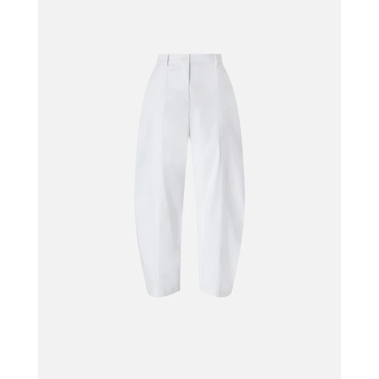 Pinko - Pantalon barrel en coton stretch - 38
