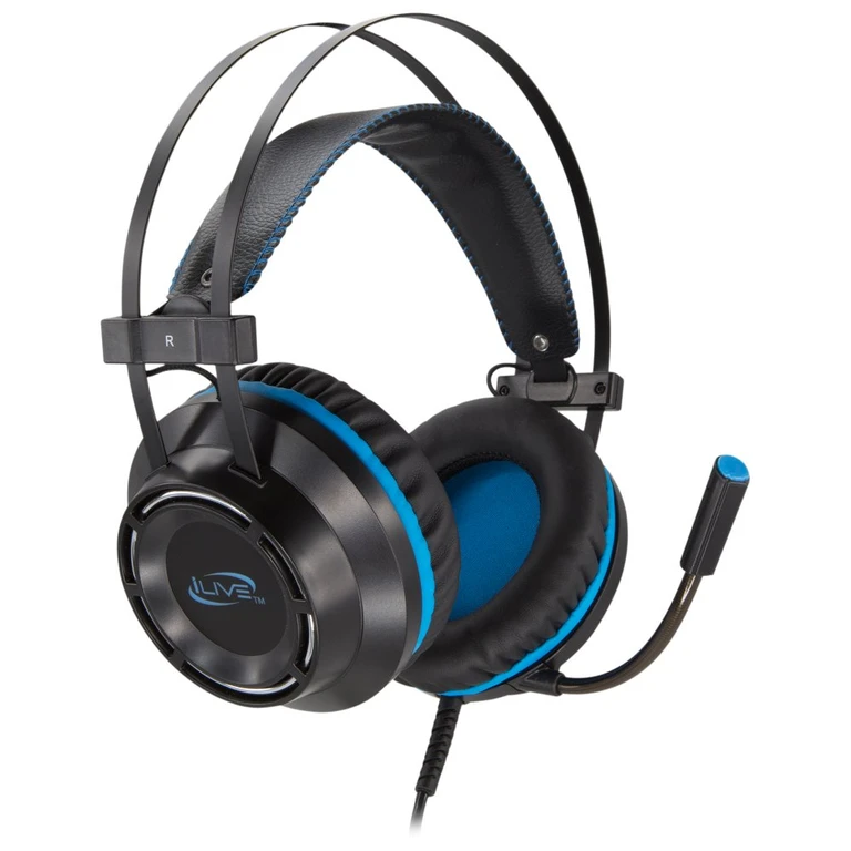 i Live Gaming Headphones with Microphone - Black