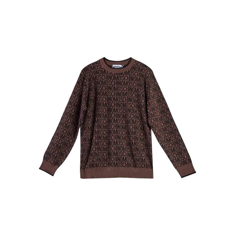 Moschino Pull Col Rond - Marron
