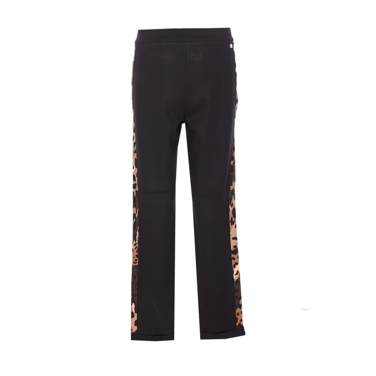 Liu Jo Trousers Black Viscose - Women
