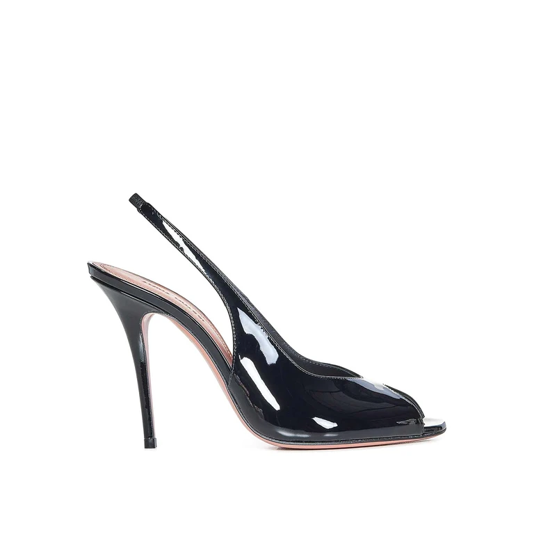 Amina Muaddi Chaussures À Talon - Noir