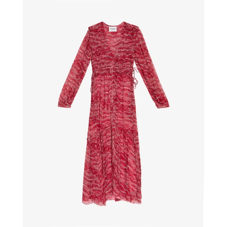 Robe Amara - Femme - Rouge - Taille40 - Marant Étoile