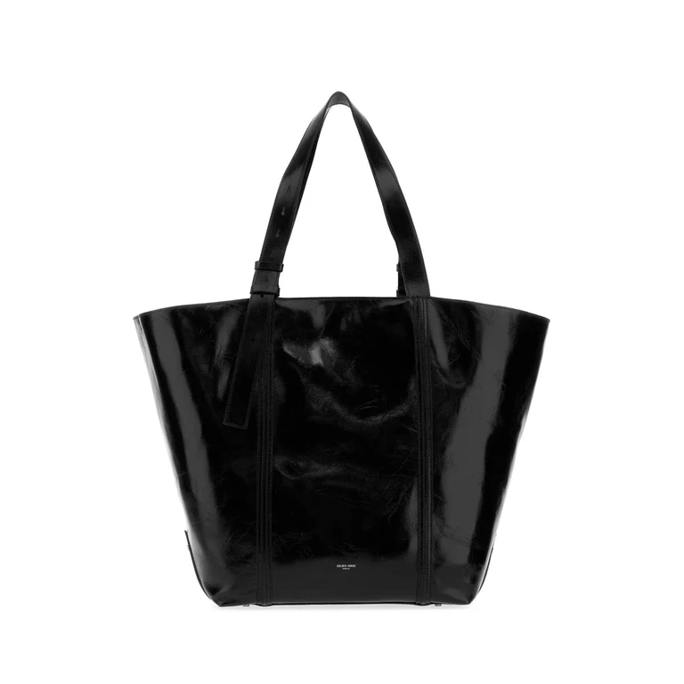 Golden Goose Deluxe Brand Gwa00694a000673 90100 Black Cow Leather Borse A Mano