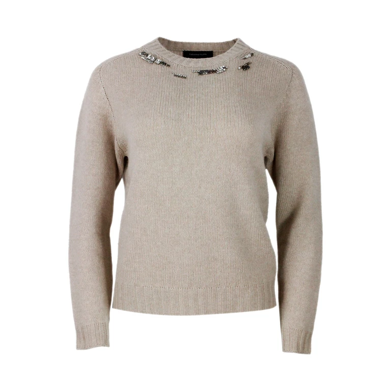 Fabiana Filippi Sweaters Beige 75wv 15se 10ws - Women