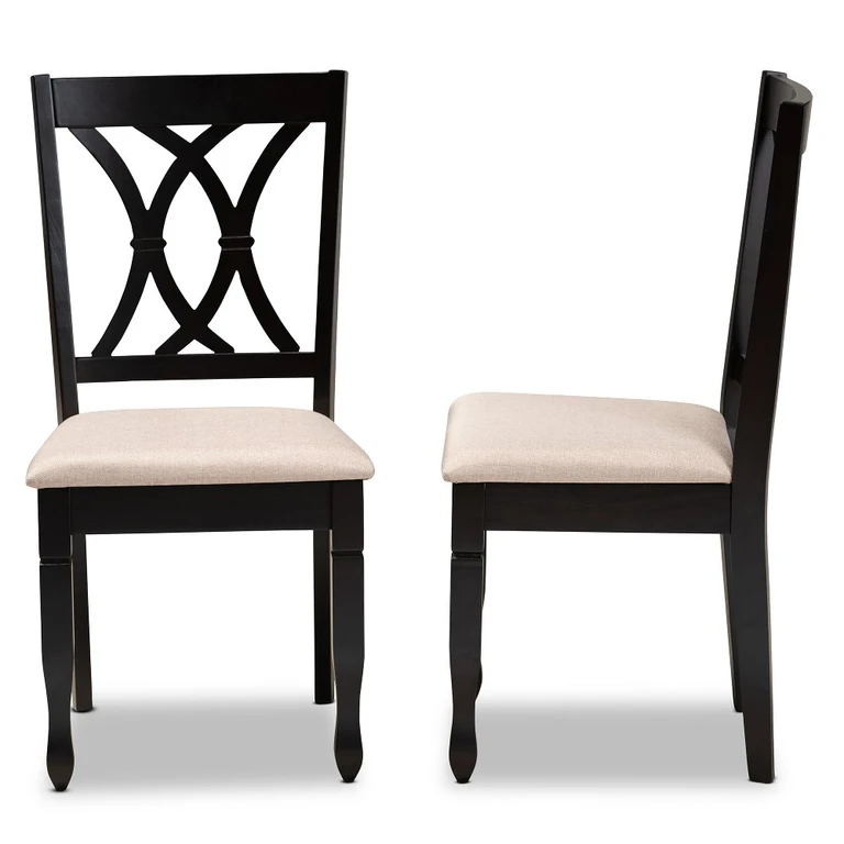 Cody Dark Brown Upholstered Dining Room Chair (Set of 2)