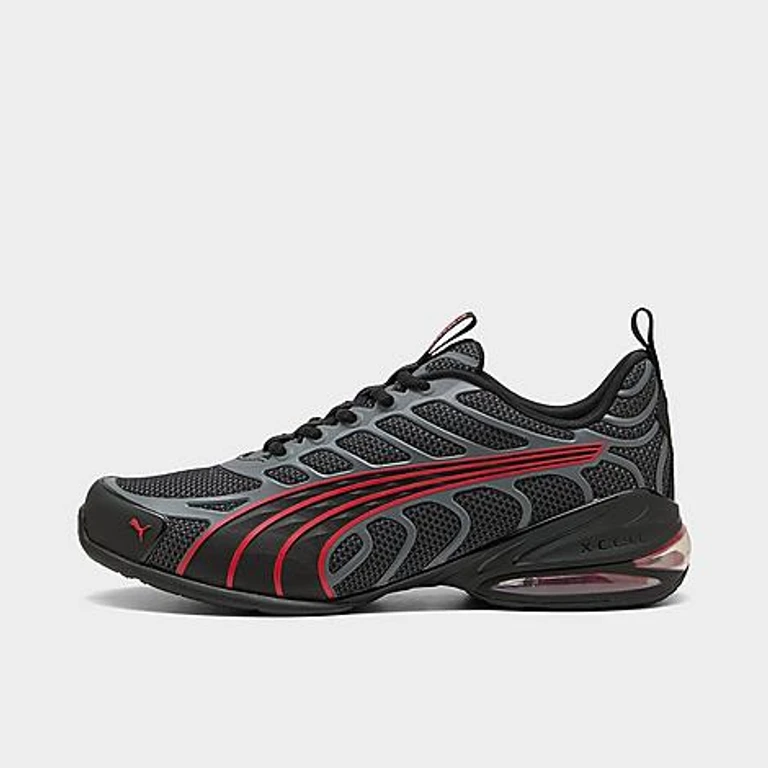 Men's Puma Voltra Casual Shoes in Puma Black/Flat Dark Grey Size: 7.5