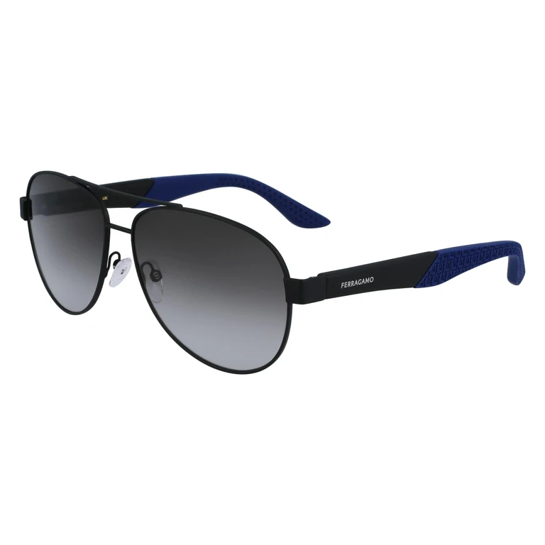 Ferragamo Grey Gradient Pilot Mens Sunglasses SF275SN 002 62