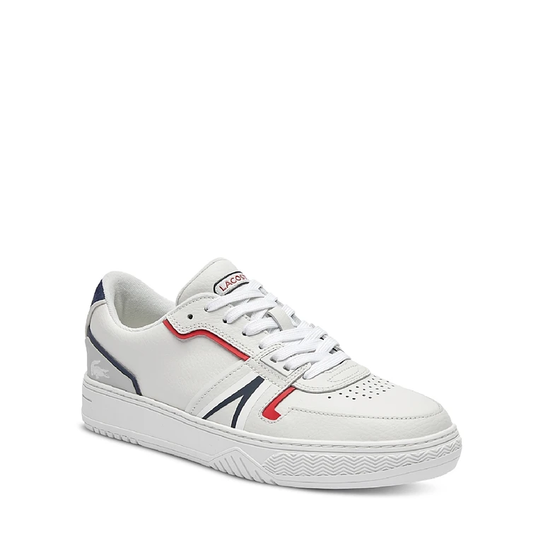 Lacoste Men's L001 Color Blocked Lace Up Sneakers