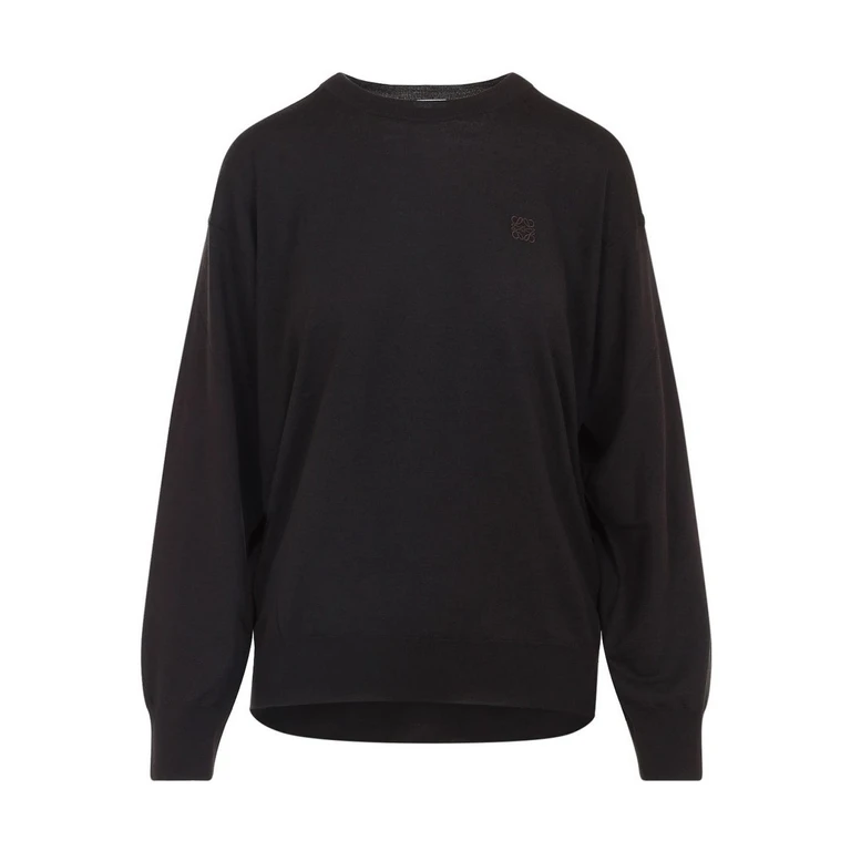 Loewe Pull Col Rond - Marron