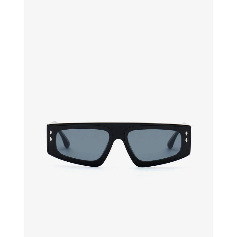 Lunettes De Soleil Zoomy - Femme - Noir Pall-gris - - Isabel Marant