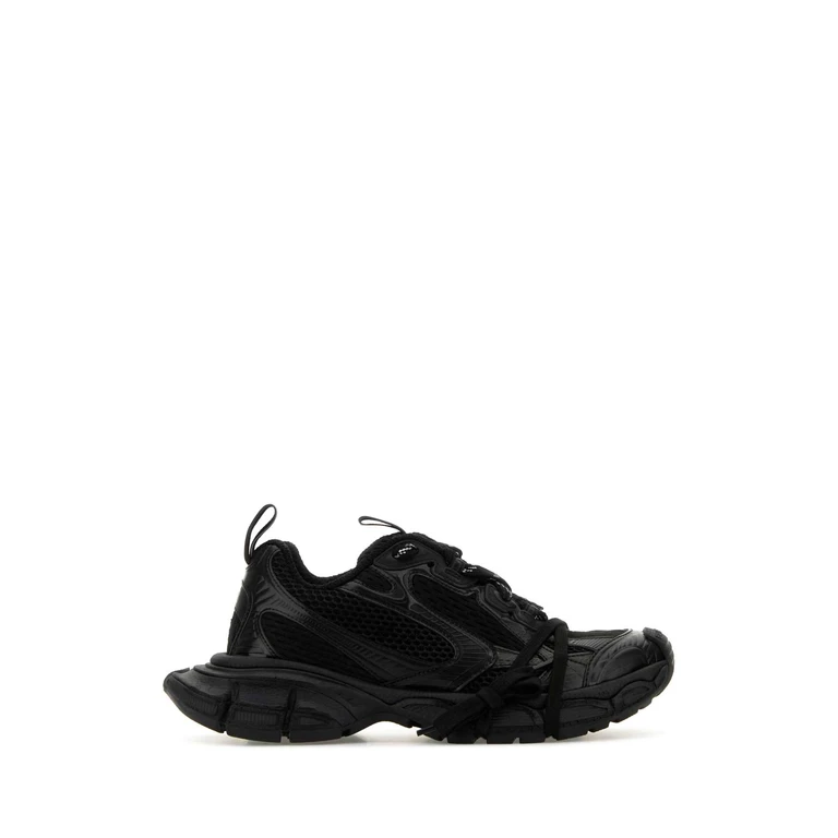 Balenciaga Black Mesh And Rubber 3xl Sneakers T Polyurethane Polyester - Women