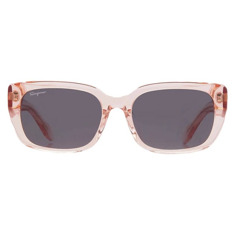 Ferragamo Grey Rectangular Ladies Sunglasses SF1094SLB 685 55