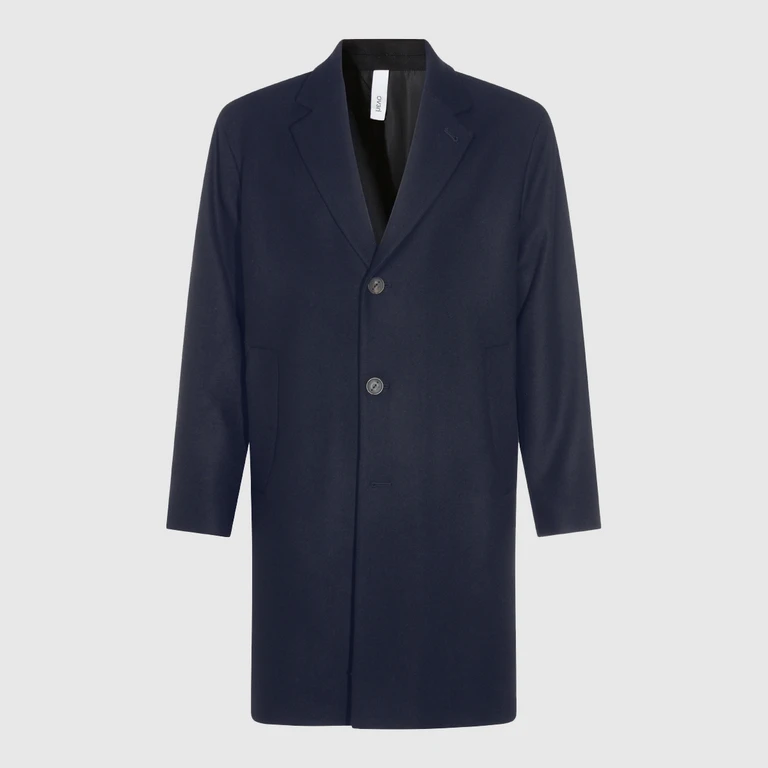 Bottega Veneta Navy Wool Coat