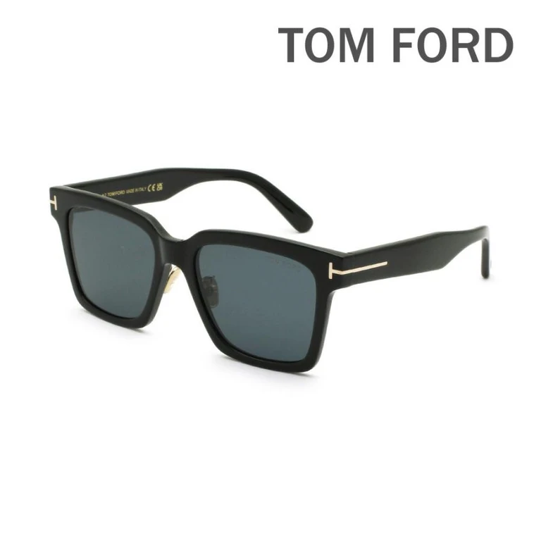 Tom Ford Smoke Square Mens Sunglasses FT1160-K 01A 54