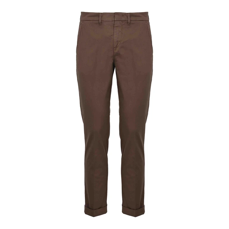 Fay Pantalons Décontractés - Marron