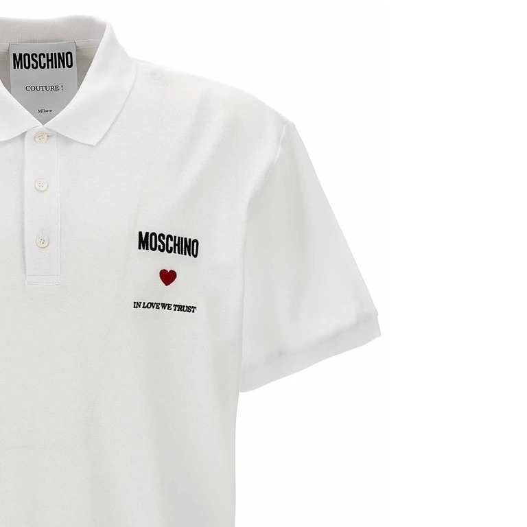 Moschino In Love We Trust Polo Shirt