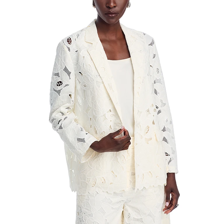 Boss Jonara Lace Single Button Blazer