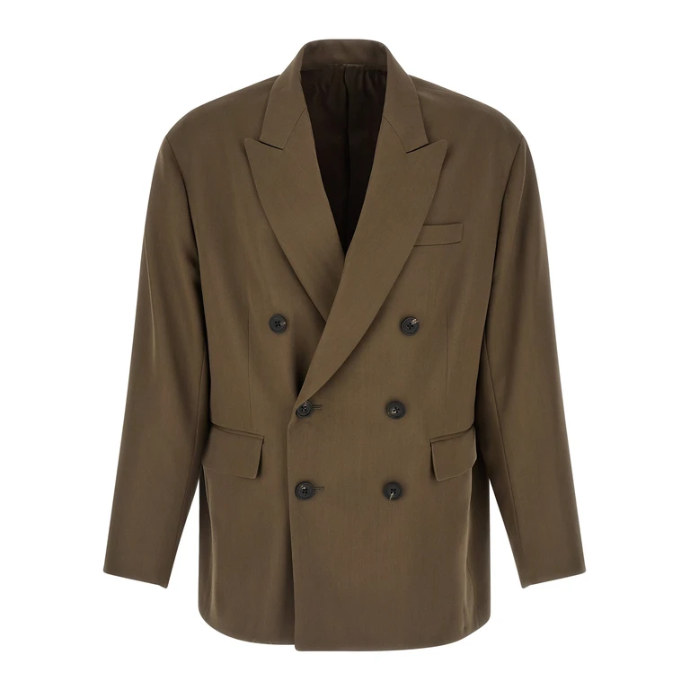 Ssstein Double-breasted blazer Green Wool - Men