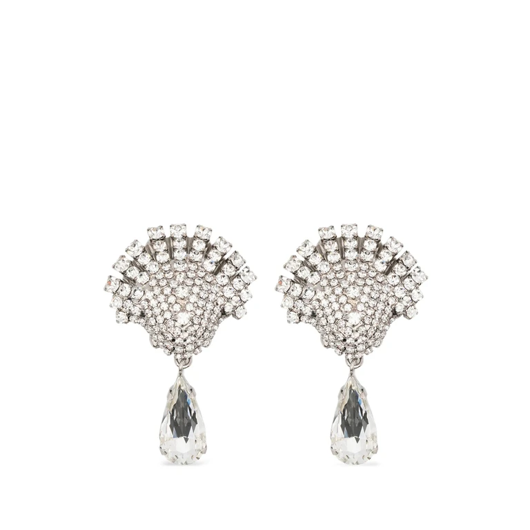 Alessandra Rich Shell Drop Earrings