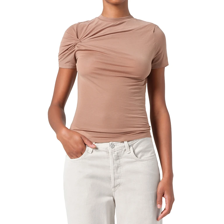 Agolde Lissa Twist Crew Tee