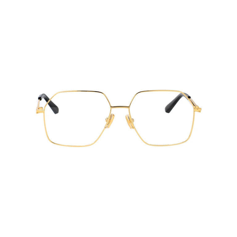 Bottega Veneta Bv1332o Gold-gold-transparent Metal Optical - Women