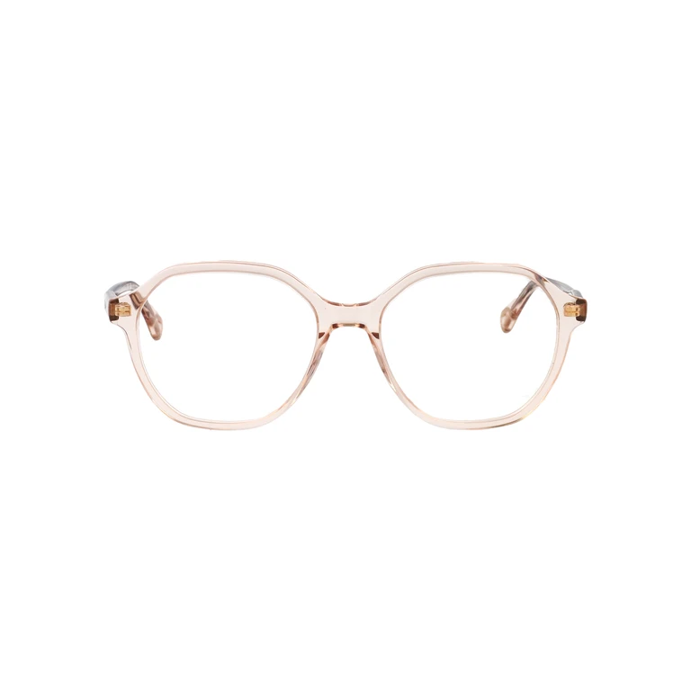 Chloé Ch0312o 005 Pink-pink-transparent Acetate Optical - Women