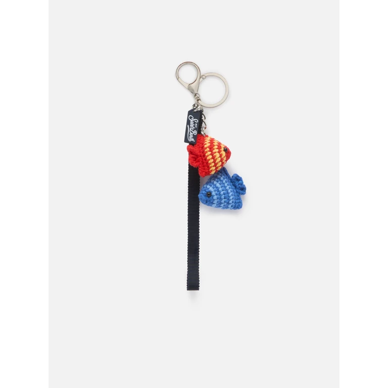 Mc2 Saint Barth Keyring With Fishes Crochet Charm Small Accessories - Unisex