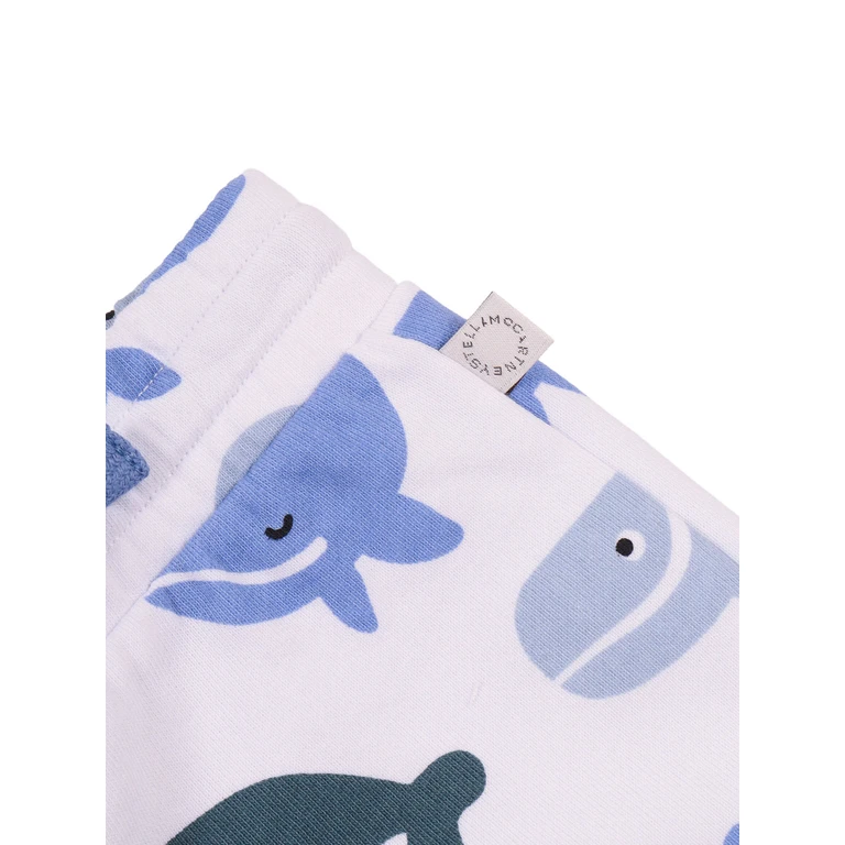 Stella McCartney JERSEY SHORTS White Cotton