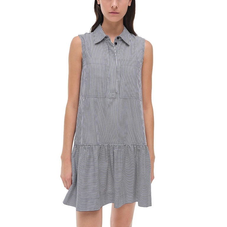 Simkhai Candace Poplin Sleeveless Shift Dress