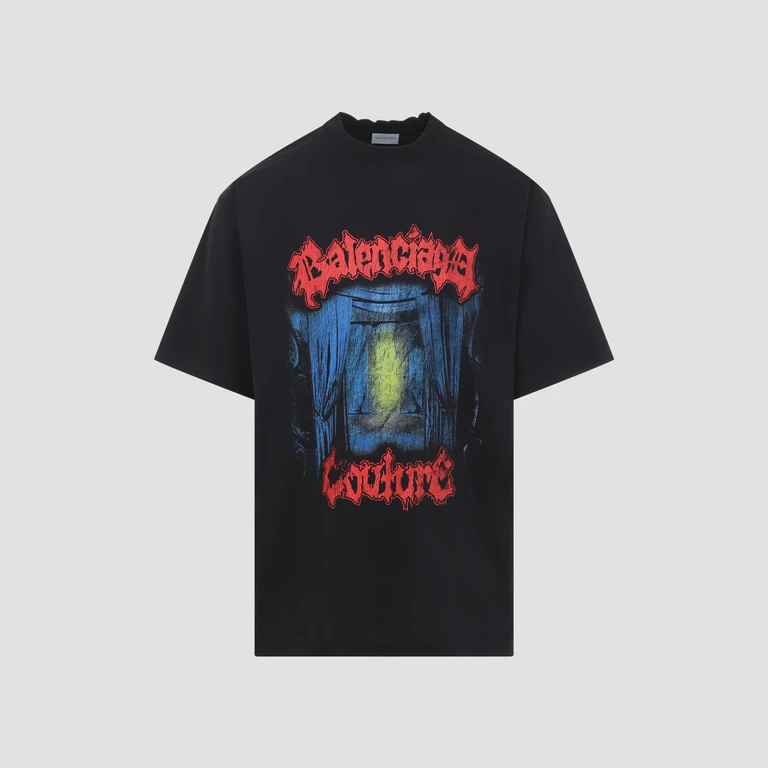 Balenciaga Printed Short-sleeve T-shirt