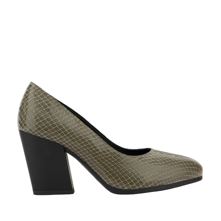Hogan Womens Green Pumps Heels