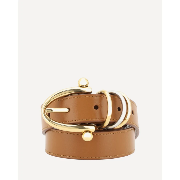 CHLOÉ Leather Bracelet Belt Female M