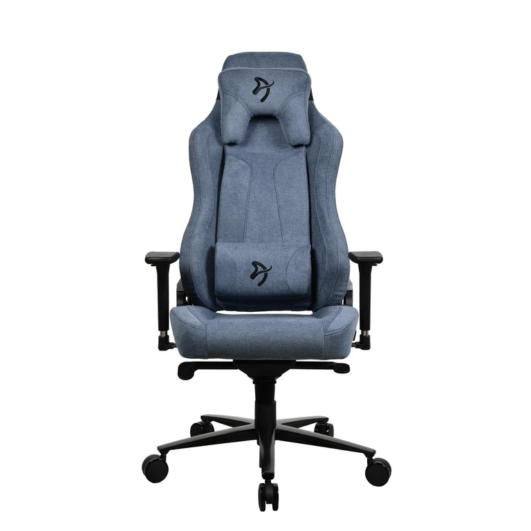 Vernazza Blue Soft Fabric Gaming Chair