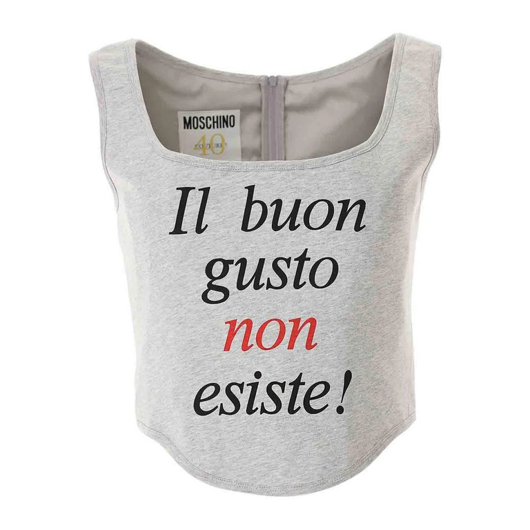 Moschino Top - Gris