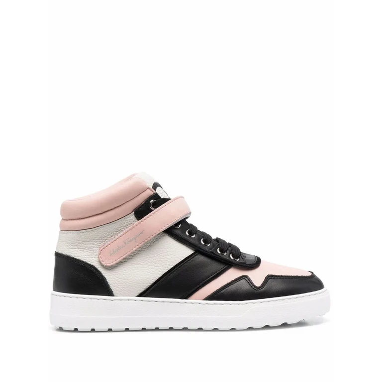 Ferragamo Ladies Black Sneakers