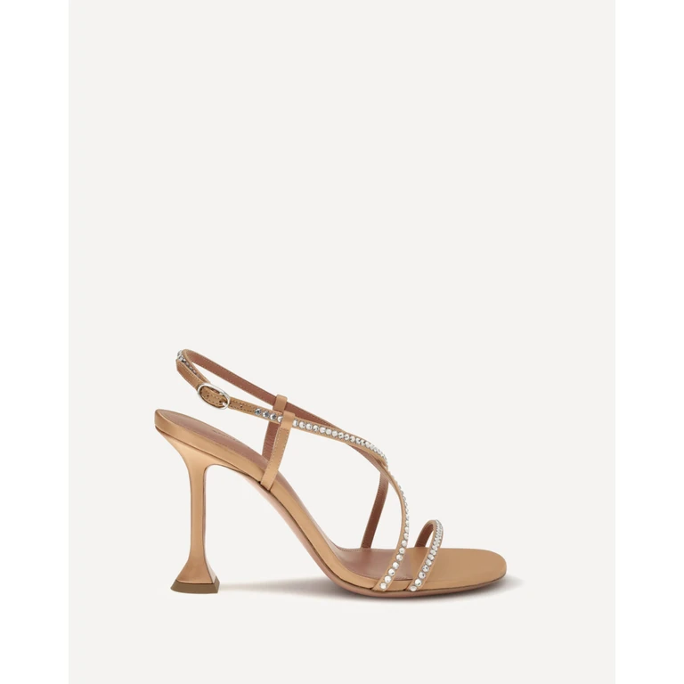 AMINA MUADDI Sally Crystal Sandals Female 36.5
