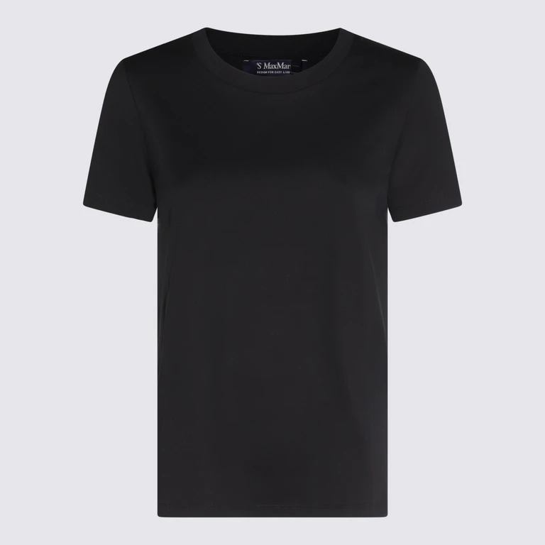 S Max Mara T-shirts and Polos Black _co - Women