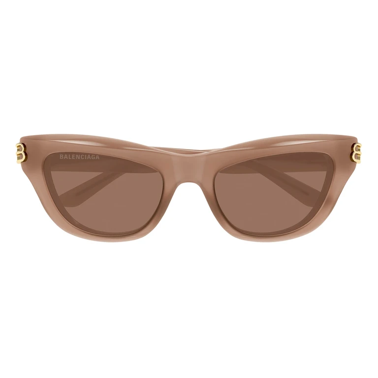 Balenciaga Bb0430s-004 - Nude Brown Recycled Acetate Sunglasses - Women