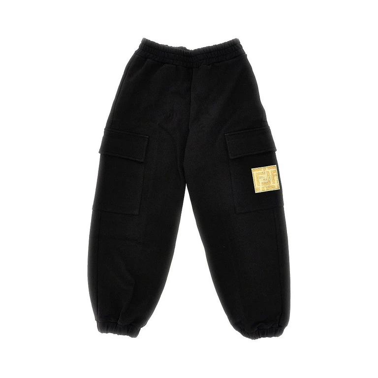 FENDI Cotton cargo sweatpants Kids 10Y