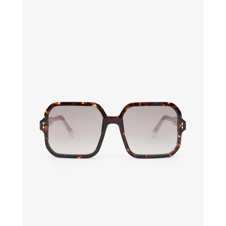 Lunettes De Soleil Livia - Femme - Havana-marron S - - Isabel Marant