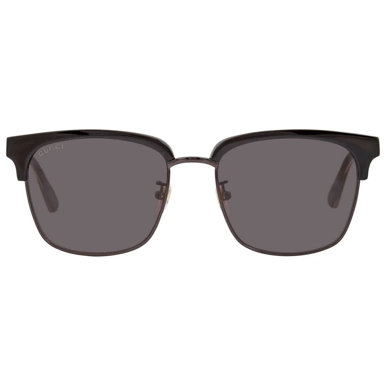 Gucci Grey Square Mens Sunglasses GG0382S 001 56