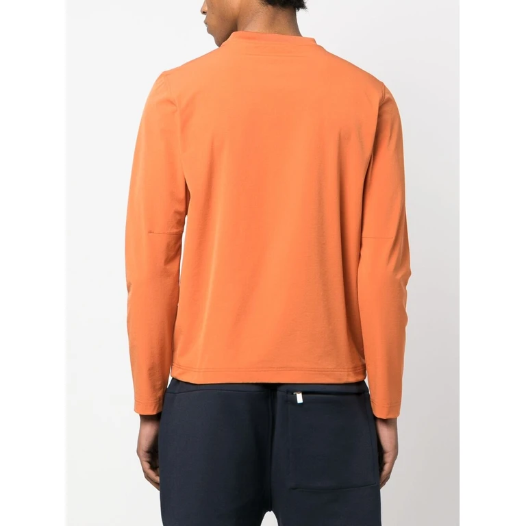 K-Way Sweaters Orange Nylon Polyester Elastane - Men