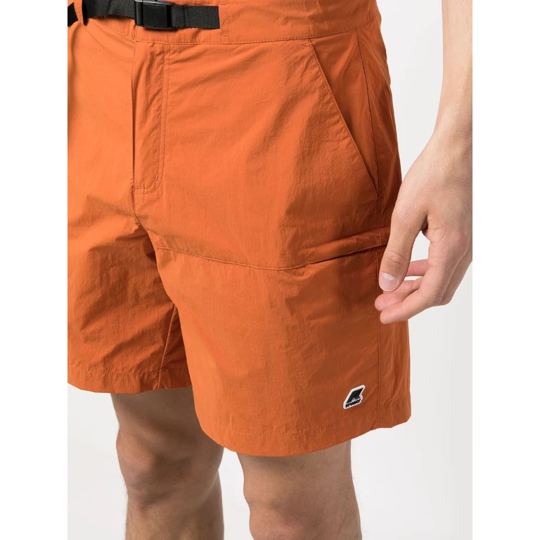 K-Way Shorts Orange Nylon - Men
