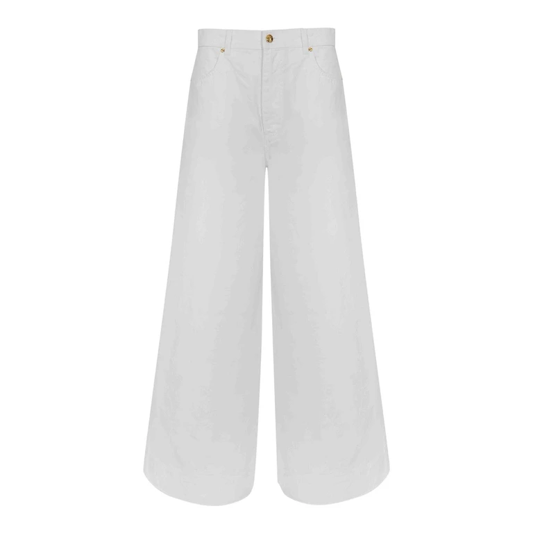 Alberta Ferretti Jean Droit - Blanc